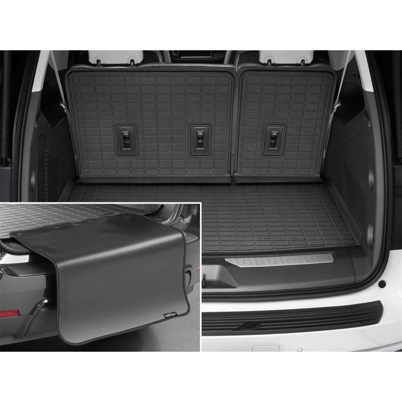 WeatherTech 2021 Chevrolet Suburban/GMC Yukon XL Seatback Cargo Liners HP w/Bumper Protector – Black