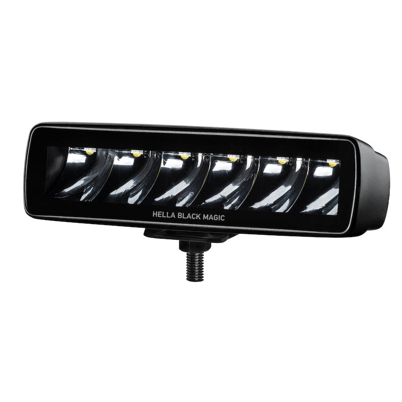 Hella Universal Black Magic 6 L.E.D. Mini Light Bar – Spot Beam