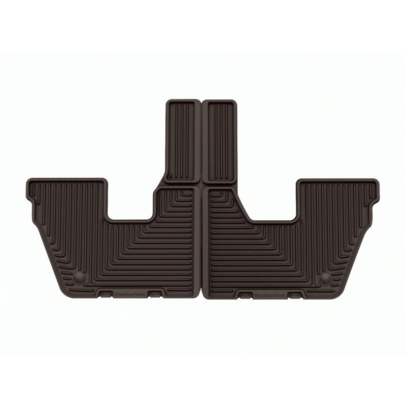 WeatherTech 21-23 Jeep Grand Cherokee L (6 Passenger Seating) Rear All-Weather Floor Mats – Cocoa