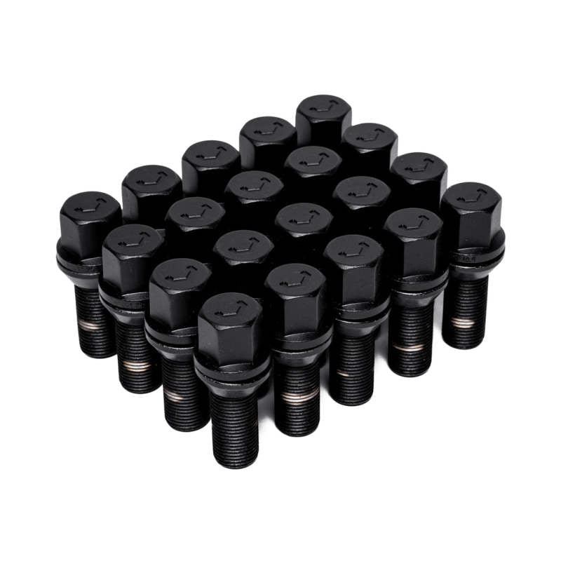 Vossen Lug Bolt – 14×1.25 – 35mm – 17mm Hex – Cone Seat – Black (Set of 20)