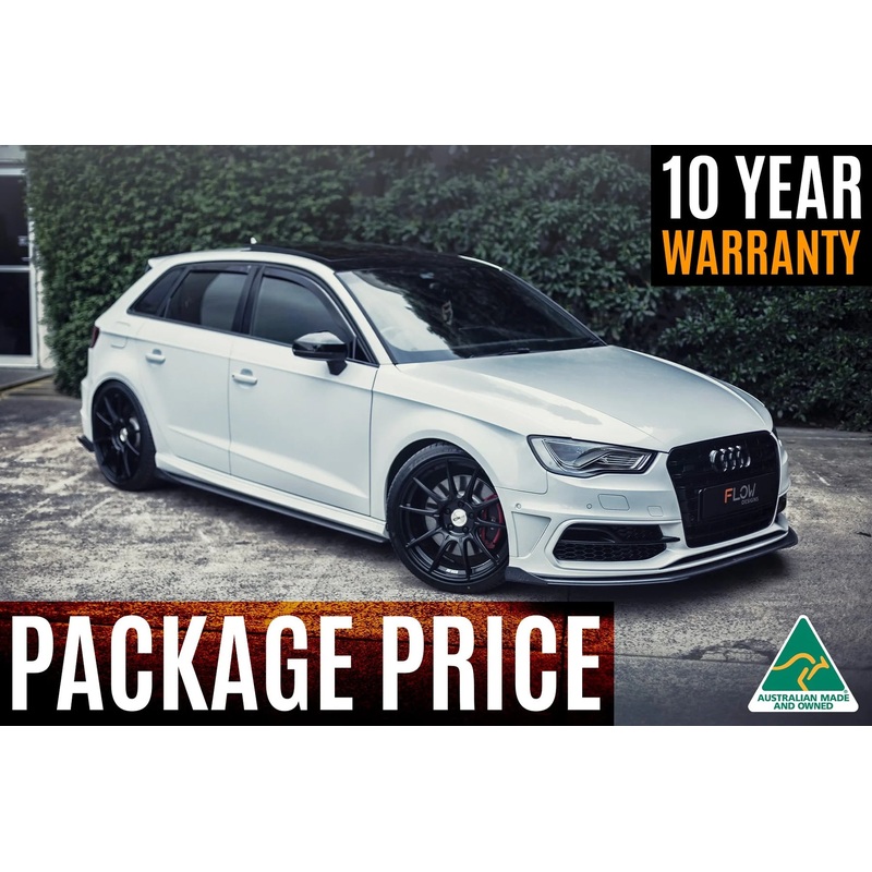 Flow Designs Full Splitter Set – 8V S3 Sportback (Pre-Face Lift)