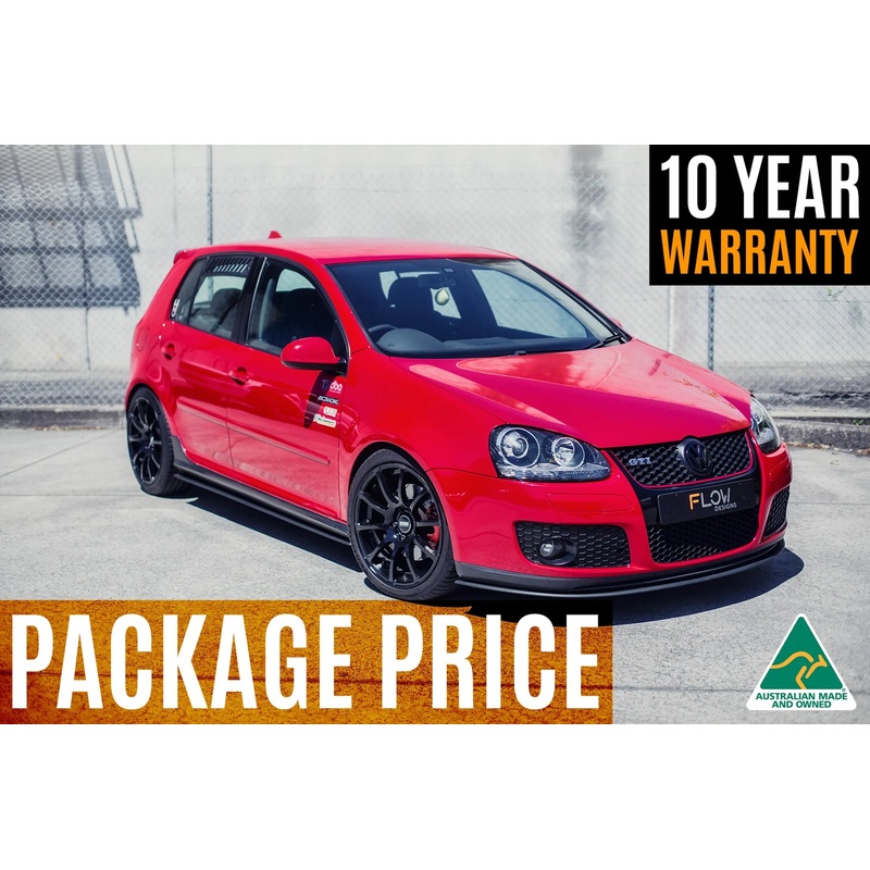 Flow Designs Full Splitter Set – MK5 GTI
