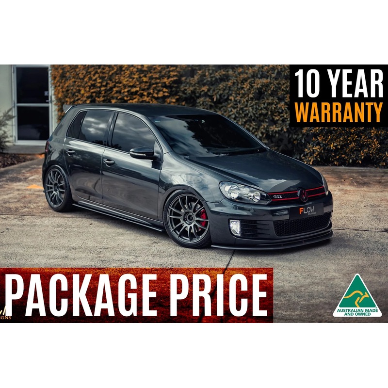 Flow Designs Full Splitter Set – MK6 GTI