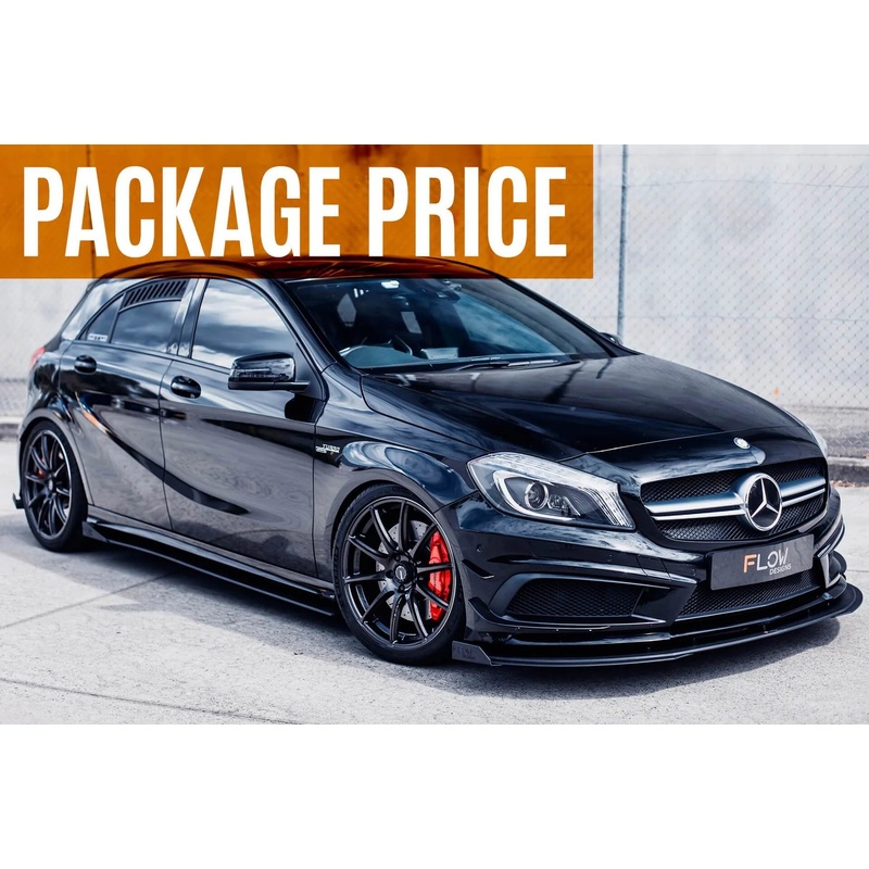 Flow Designs Full Splitter Set – W176 A45 AMG (Pre-Face Lift)