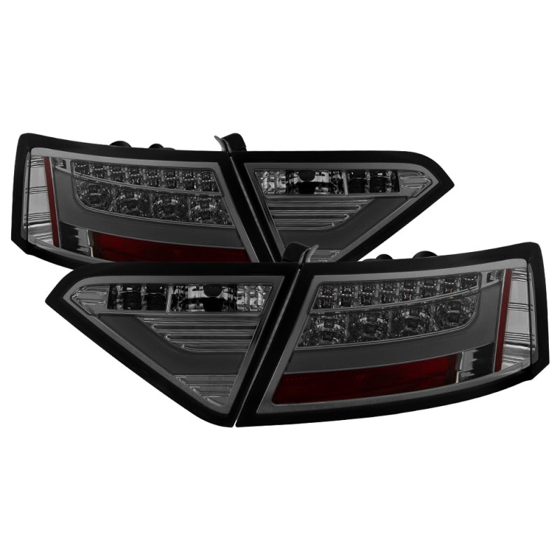 Spyder 08-12 Audi A5 LED Tail Lights – Smoke ALT-YD-AA508V2-LED-SM