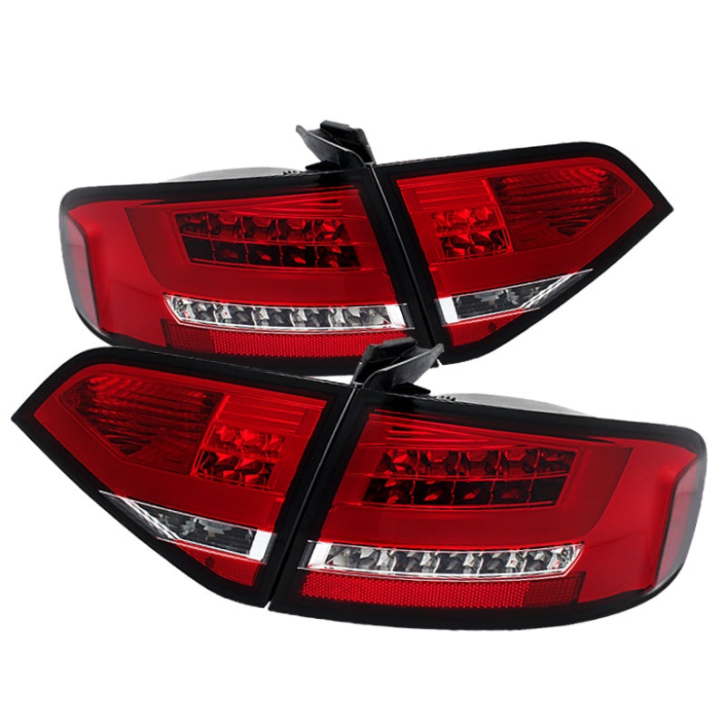 Spyder Audi A4 09-12 4Dr LED Tail Lights LED Model Only – Red Clear ALT-YD-AA409-L-LED-RC