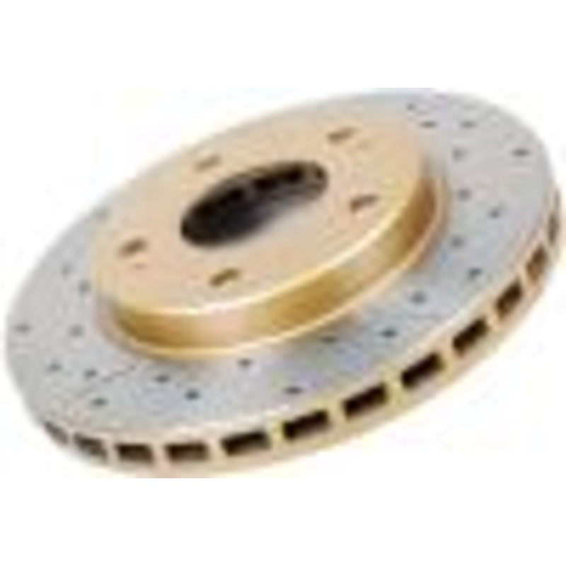 DBA 02-06 Audi A4 3.0L Front Street Drilled & Slotted Rotor