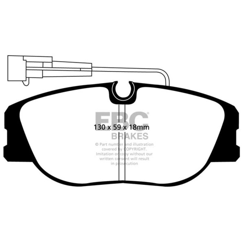 EBC 92-98 Alfa Romeo 155 2.0 Turbo Greenstuff Front Brake Pads
