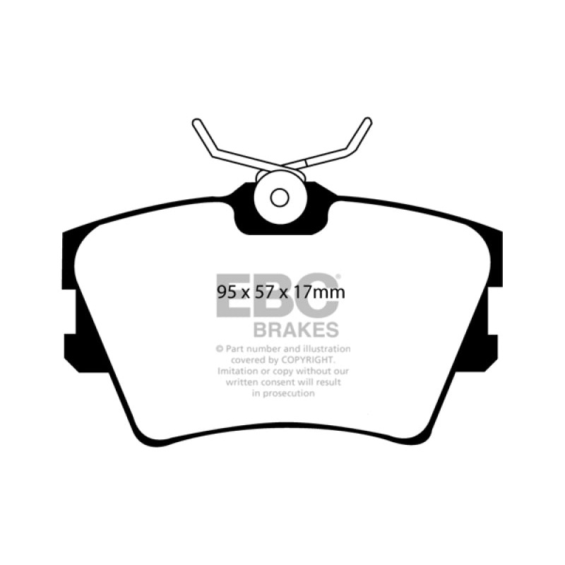 EBC 97-98 Volkswagen Eurovan 2.5L Ultimax2 Rear Brake Pads