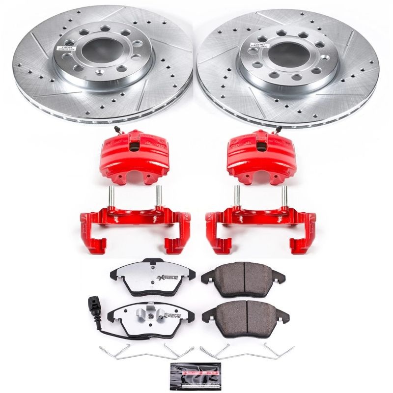 PowerStop Power Stop 10-12 Audi A3 Z26 Street Kit w/ Calipers – Front