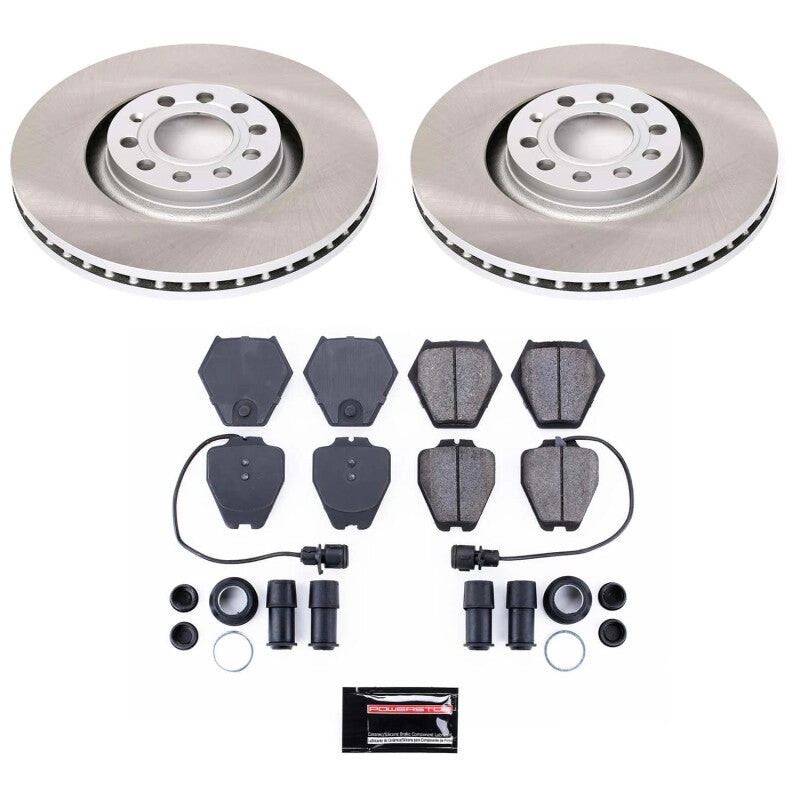 PowerStop Power Stop 00-02 Audi S4 Front Semi-Coated Rotor Kit