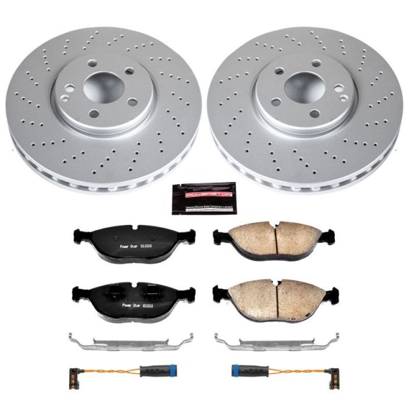 PowerStop Power Stop 03-06 Mercedes-Benz S430 Front Z23 Evolution Sport Coated Brake Kit
