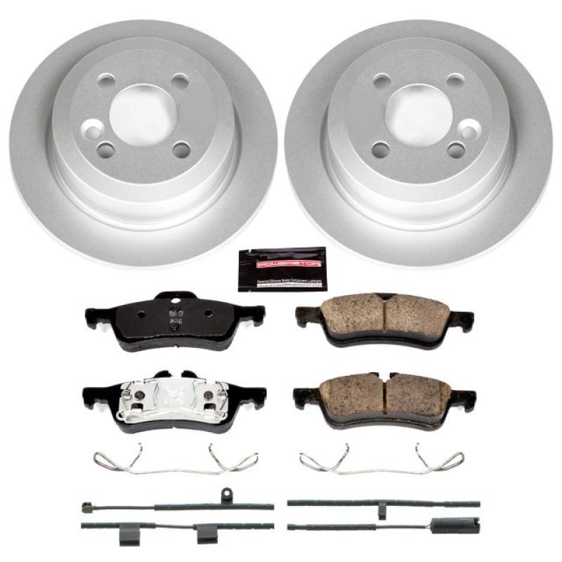 PowerStop Power Stop 07-08 Mini Cooper Rear Z23 Evolution Sport Coated Brake Kit