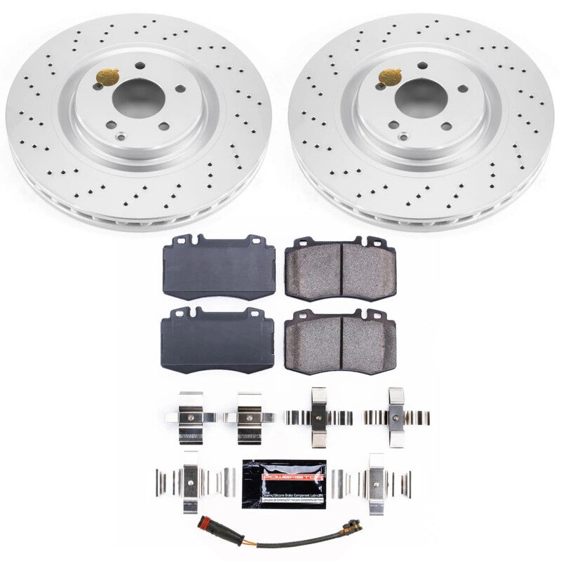 PowerStop Power Stop 07-10 Mercedes-Benz SLK55 AMG Front Z23 Coated Brake Kit