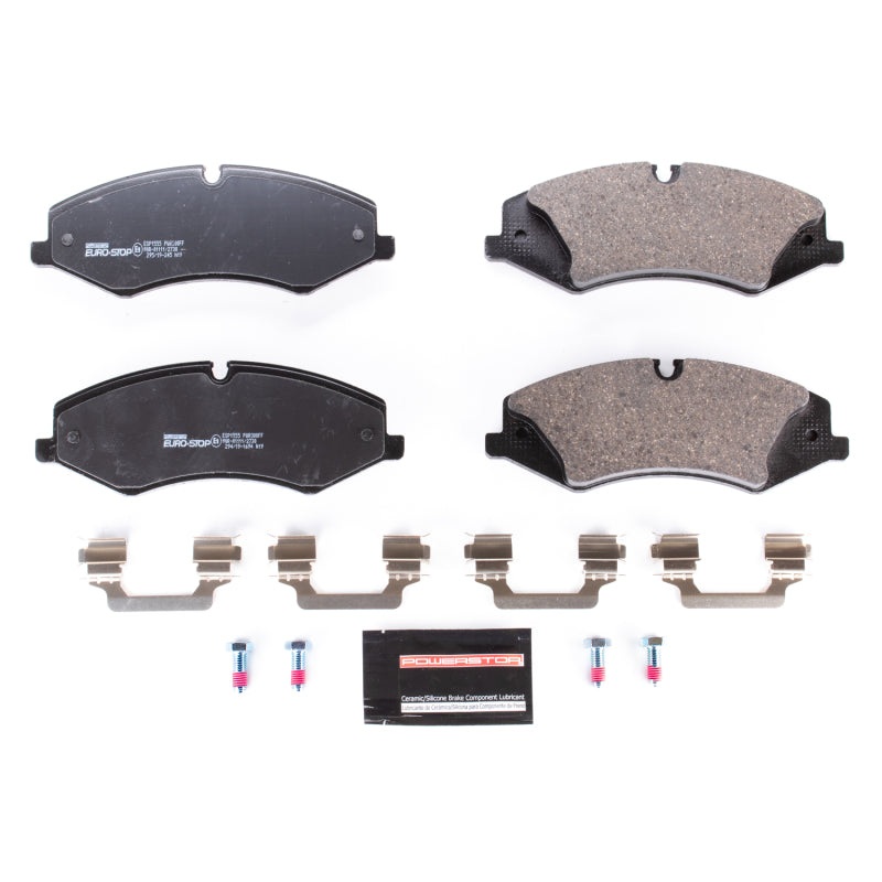 PowerStop Power Stop 11-17 Land Rover Range Rover Sport Euro-Stop ECE-R90 Front Brake Pads
