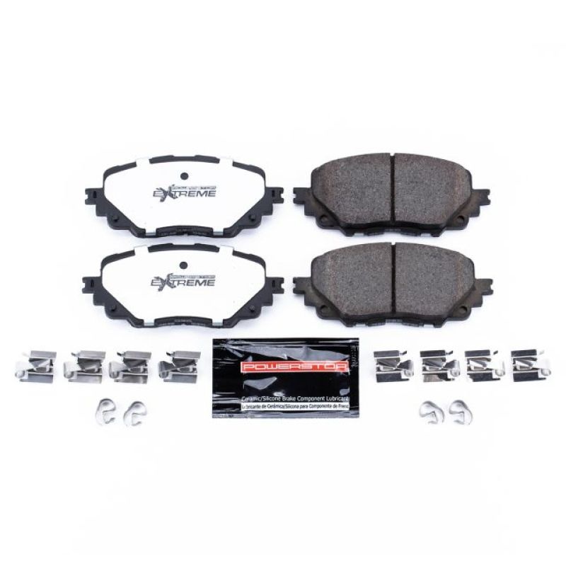 PowerStop Power Stop 17-19 Fiat 124 Spider Front Z26 Extreme Street Brake Pads w/Hardware