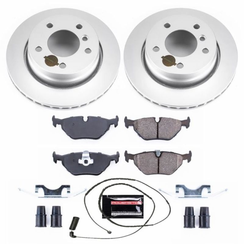 PowerStop Power Stop 2000 BMW 323Ci Rear Z23 Evolution Sport Coated Brake Kit