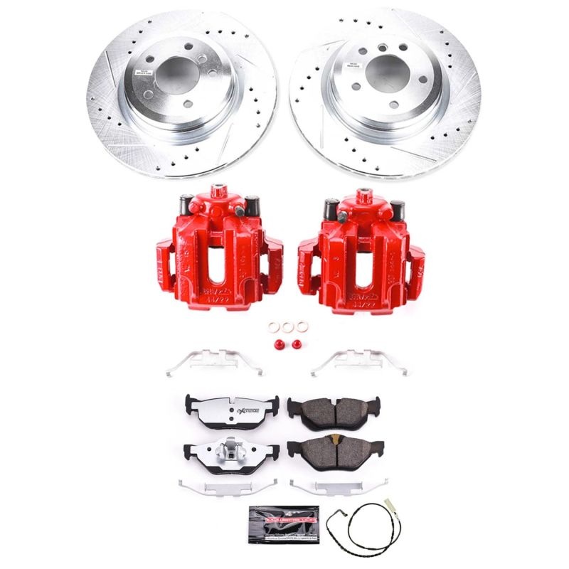 PowerStop Power Stop 2006 BMW 325i Rear Z26 Street Warrior Brake Kit w/Calipers