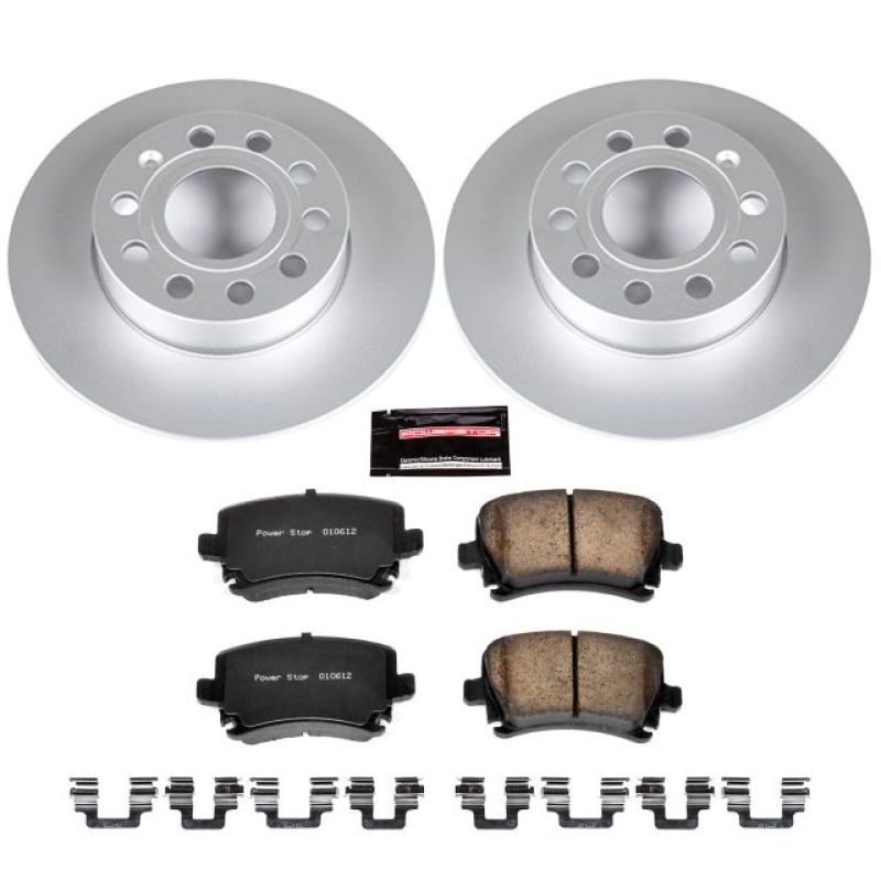 PowerStop Power Stop 2008 Audi A3 Rear Z23 Evolution Sport Coated Brake Kit