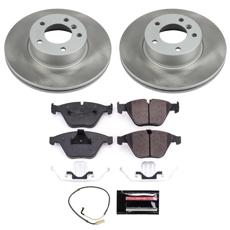 PowerStop Power Stop 2008 BMW 328xi Front Semi-Coated Rotor Kit