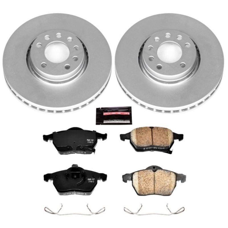PowerStop Power Stop 99-02 Saab 9-3 Front Z23 Evolution Sport Coated Brake Kit
