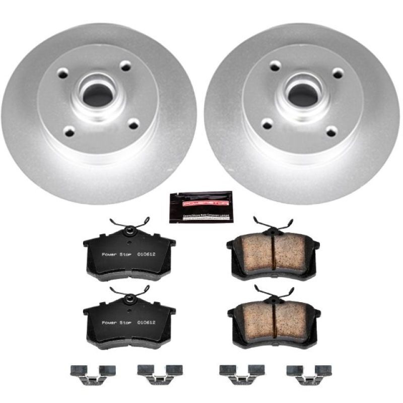 PowerStop Power Stop 99-02 Volkswagen Cabrio Rear Z23 Evolution Sport Coated Brake Kit