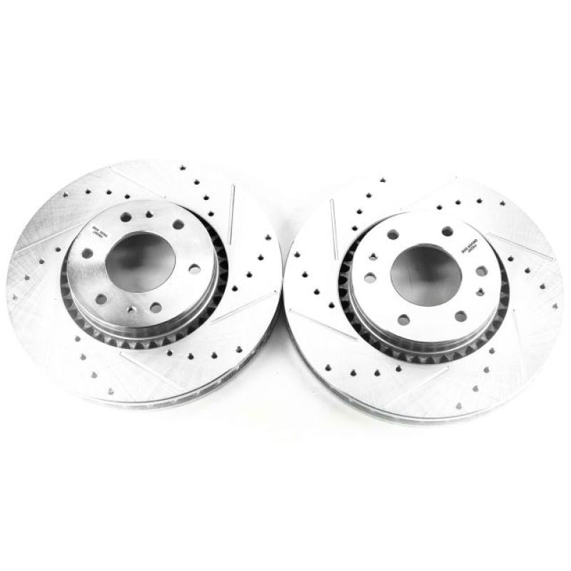 PowerStop Power Stop 04-07 Buick Rainier Front Evolution Drilled & Slotted Rotors – Pair