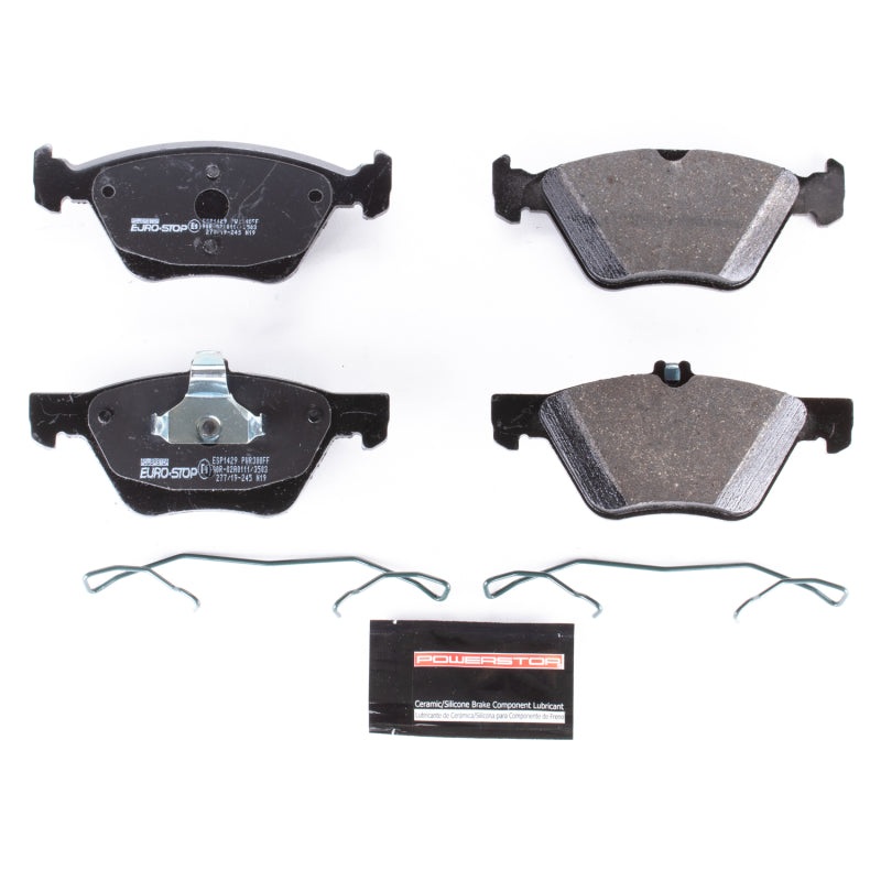PowerStop Power Stop 06-09 Mercedes-Benz E350 Euro-Stop ECE-R90 Front Brake Pads