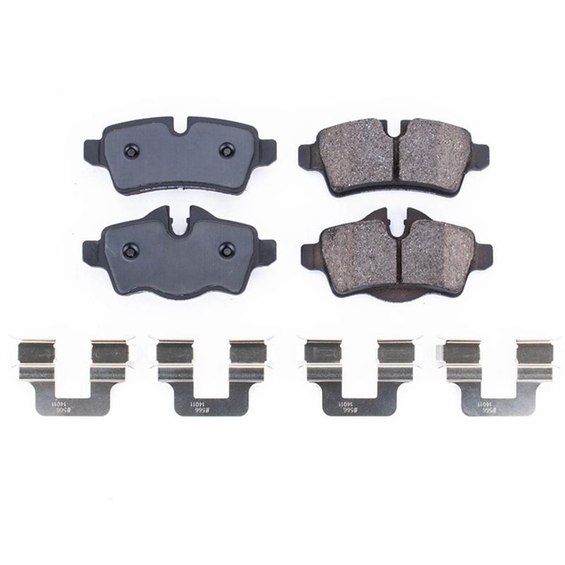 PowerStop Power Stop 07-15 Mini Cooper Rear Z17 Evolution Ceramic Brake Pads w/Hardware