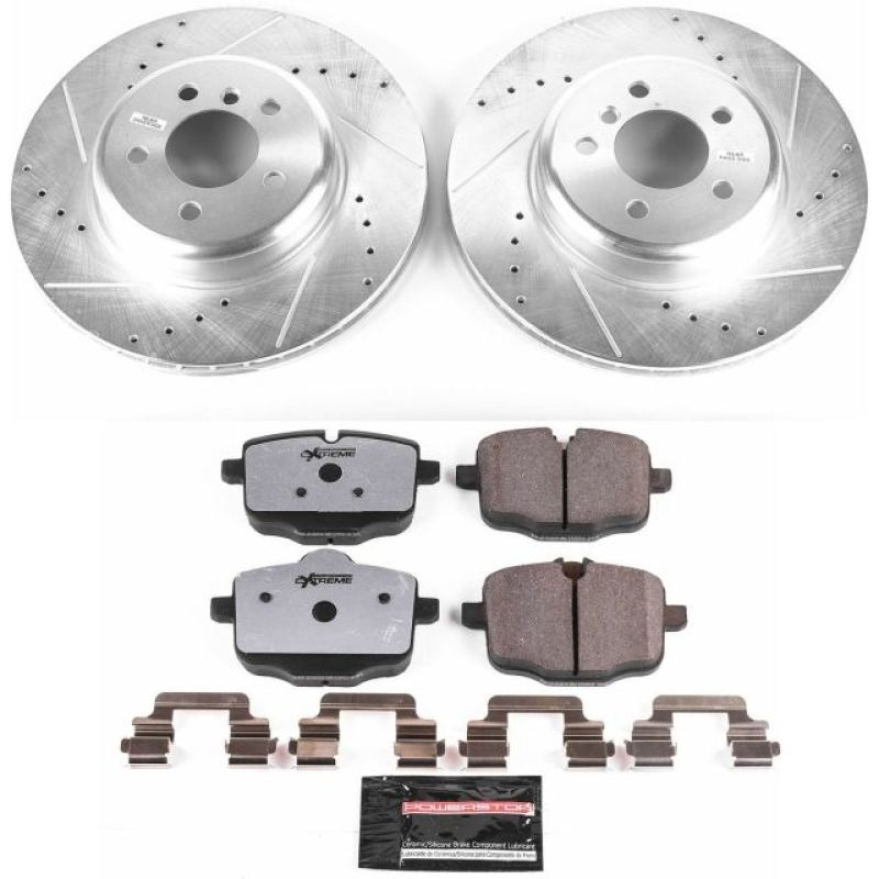 PowerStop Power Stop 11-16 BMW 550i Rear Z26 Street Warrior Brake Kit