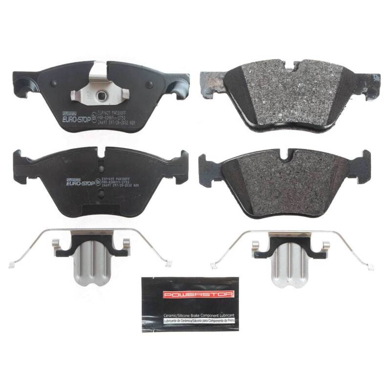 PowerStop Power Stop 12-16 BMW 528i xDrive Euro-Stop ECE-R90 Front Brake Pads