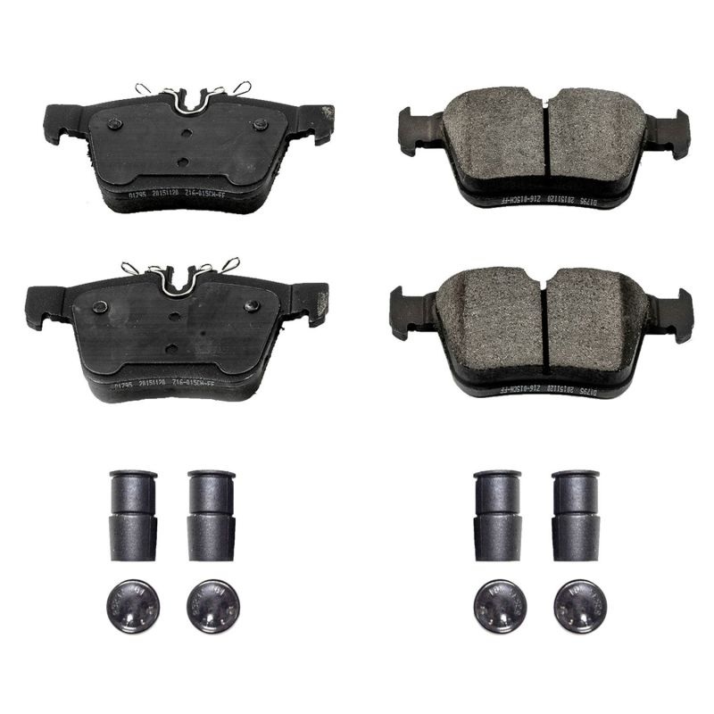 PowerStop Power Stop 15-19 Mercedes-Benz C300 Rear Z17 Evolution Ceramic Brake Pads w/Hardware