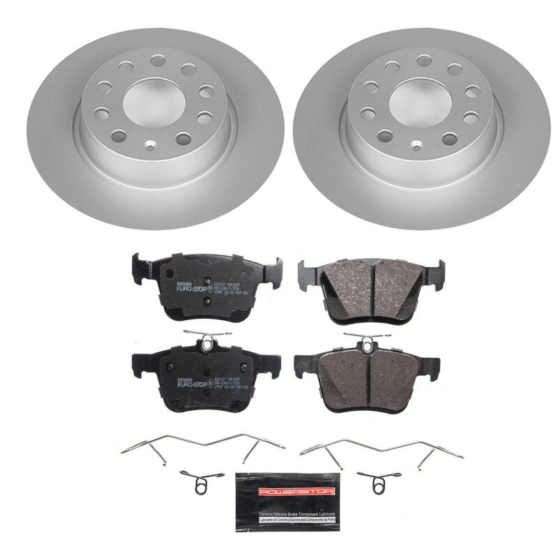 PowerStop Power Stop 15-20 Audi A3 Rear Euro-Stop Brake Kit
