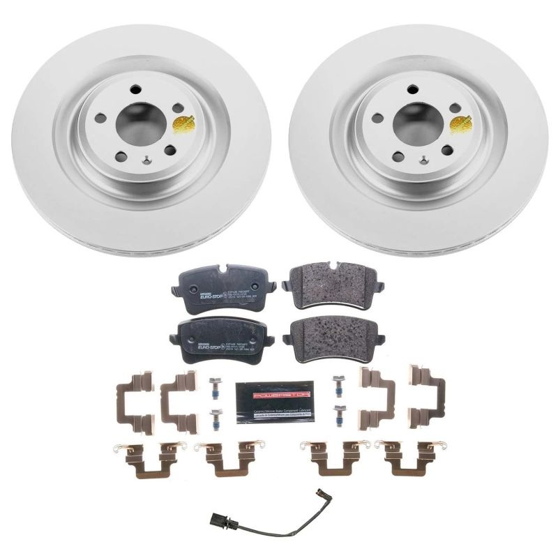 PowerStop Power Stop 16-18 Audi A7 Quattro Rear Euro-Stop Brake Kit