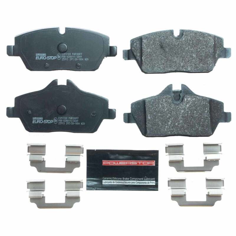PowerStop Power Stop 18-20 BMW i3s Euro-Stop ECE-R90 Front Brake Pads