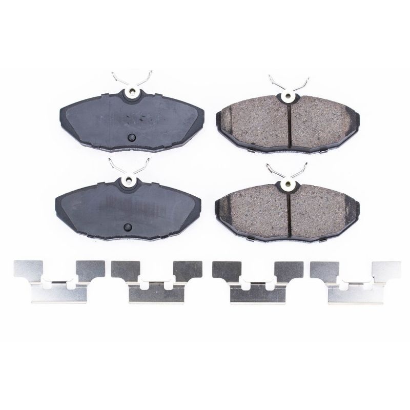 PowerStop Power Stop 2005 Jaguar Vanden Plas Rear Z17 Evolution Ceramic Brake Pads w/Hardware