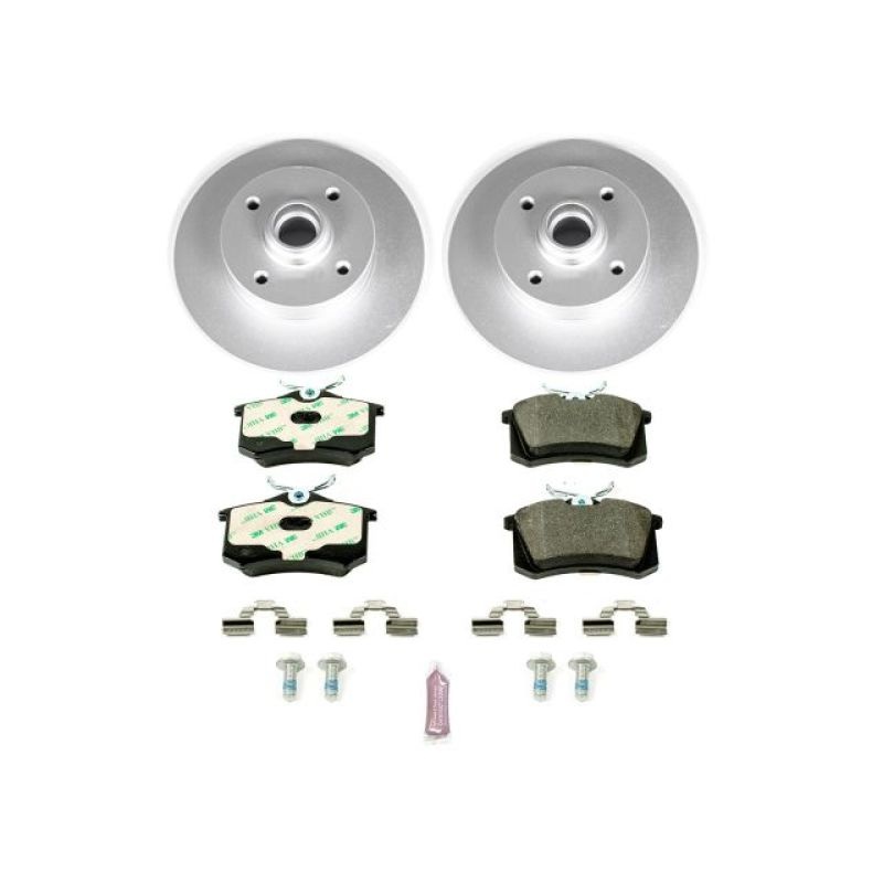 PowerStop Power Stop 99-02 Volkswagen Cabrio Rear Euro-Stop Brake Kit