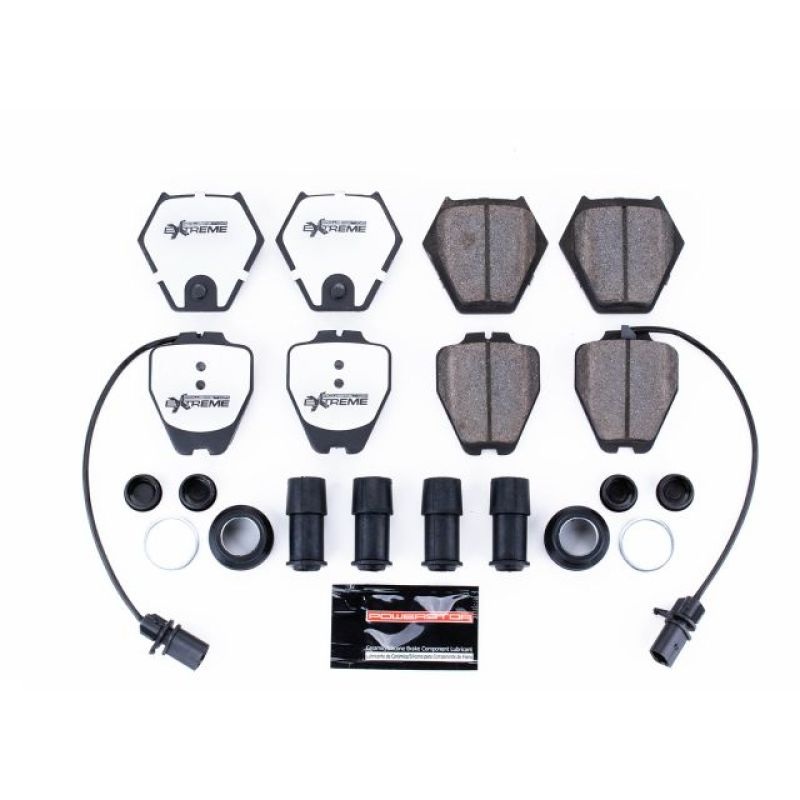 PowerStop Power Stop 00-01 Audi A6 Quattro Front Z26 Extreme Street Brake Pads w/Hardware