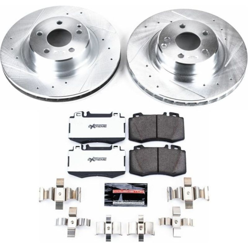 PowerStop Power Stop 00-03 Mercedes-Benz CL500 Front Z26 Street Warrior Brake Kit
