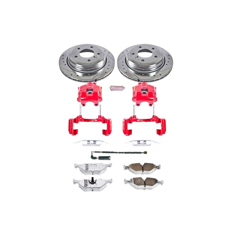 PowerStop Power Stop 01-05 BMW 325xi Rear Z26 Street Warrior Brake Kit w/Calipers