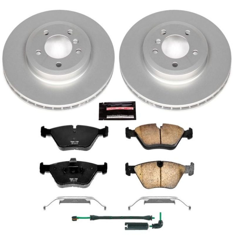 PowerStop Power Stop 01-06 BMW 330Ci Front Z23 Evolution Sport Coated Brake Kit