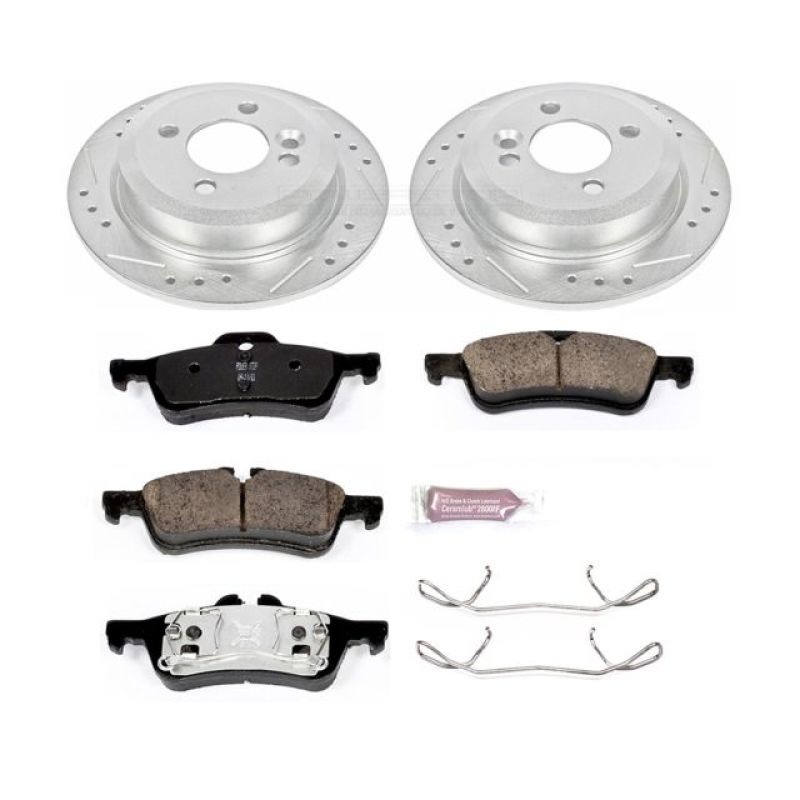 PowerStop Power Stop 02-06 Mini Cooper Rear Z23 Evolution Sport Brake Kit