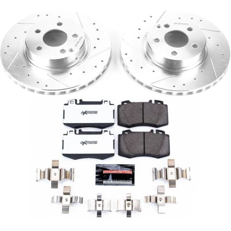 PowerStop Power Stop 04-06 Mercedes-Benz E500 Front Z26 Street Warrior Brake Kit