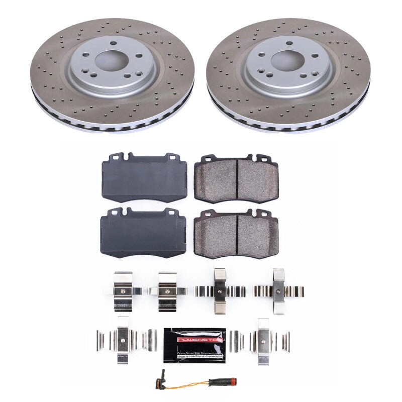 PowerStop Power Stop 05-06 Mercedes-Benz SLK350 Front Semi-Coated Rotor Kit