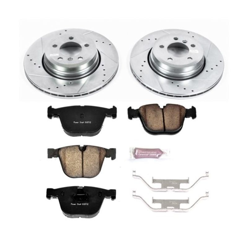 PowerStop Power Stop 06-08 BMW 750i Rear Z23 Evolution Sport Brake Kit