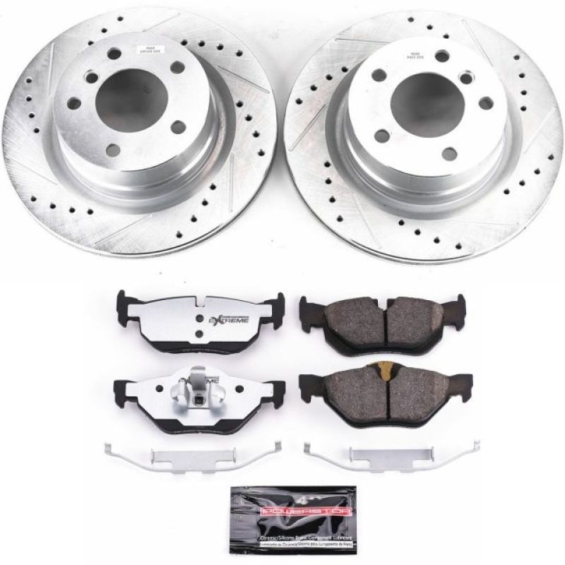 PowerStop Power Stop 08-10 BMW 128i Rear Z26 Street Warrior Brake Kit