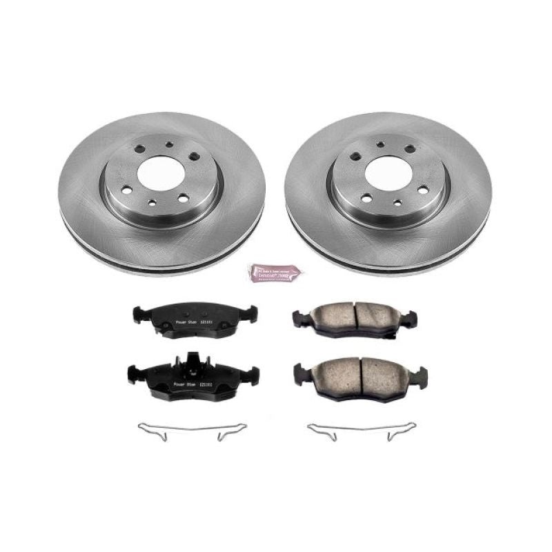 PowerStop Power Stop 12-18 Fiat 500 Front Autospecialty Brake Kit
