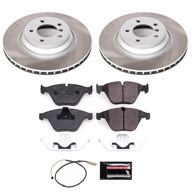PowerStop Power Stop 13-15 BMW X1 Front Semi-Coated Rotor Kit