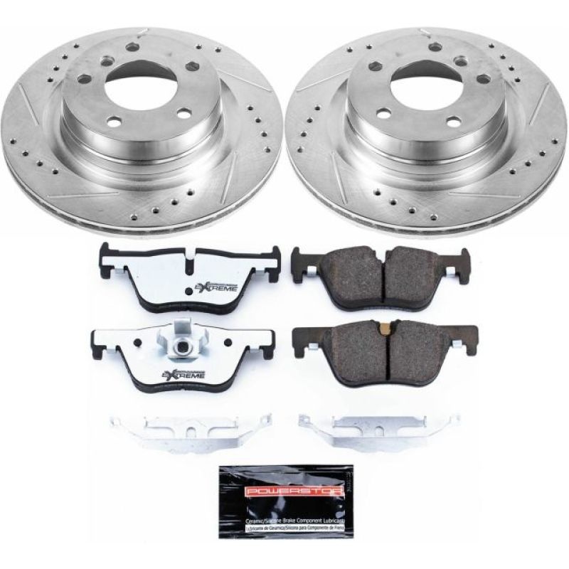 PowerStop Power Stop 14-16 BMW 228i Rear Z26 Street Warrior Brake Kit