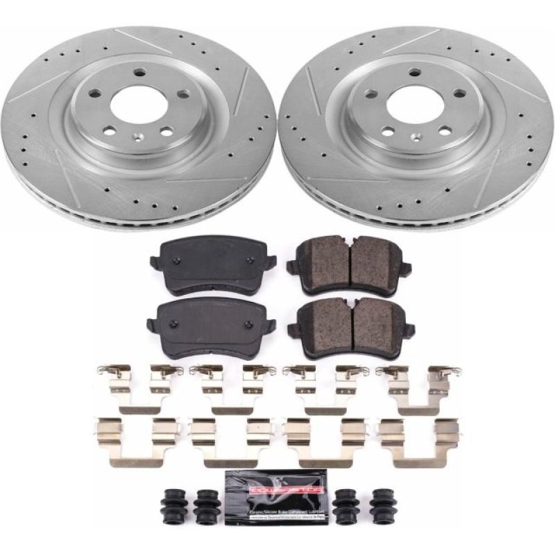 PowerStop Power Stop 14-18 Audi A6 Rear Z23 Evolution Sport Brake Kit